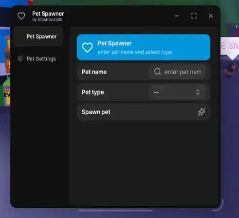 Скрипт AdoptMeSpawner Hub — спавнер петов и авто фарм баксов для Adopt Me